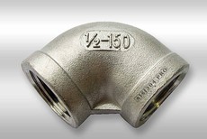 Отвод резьбовой Ду 15 (1/2") AISI 304 внутренняя резьба